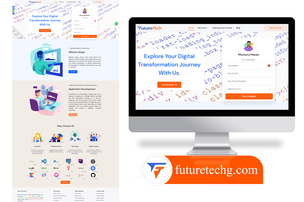FutureTech Website Portfolio